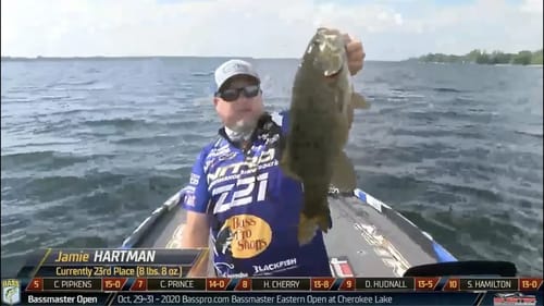 Hartman's heavy smallmouth upgrade at Champlain