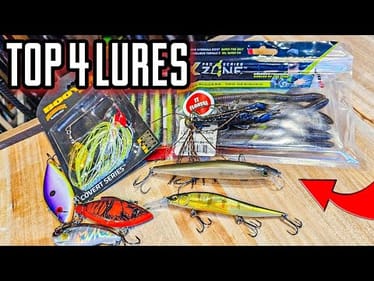 My Top 4 BEST Early Spring LURES!!! (2025 Beginner Spring Lures)