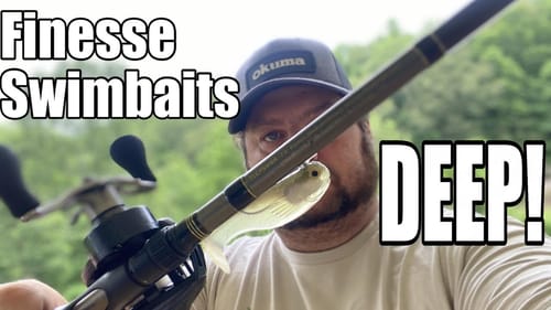 Fishing Finesse Swimbaits for Deep Summer Bass