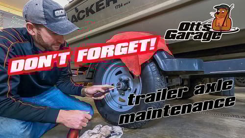 Ott's Garage: Don't forget to maintain your trailer wheel bearings!