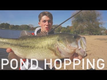 Sneaking Into Ponds + Fall Bass Fishing -- VLOG #9