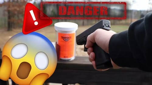 Shooting EXPLODING TARGETS with GLOCK 9mm! **DANGEROUS**