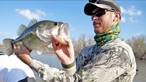 Bass Fishing While Turkey Hunting?... UNEXPECTED BIG BASS!