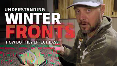 Understanding HOW Winter FRONTS effect BASS!