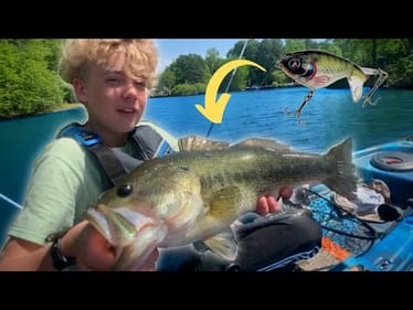 TOPWATER KAYAK FISHING INSANITY! (Kayak Fishing For Big Topwater Bass)