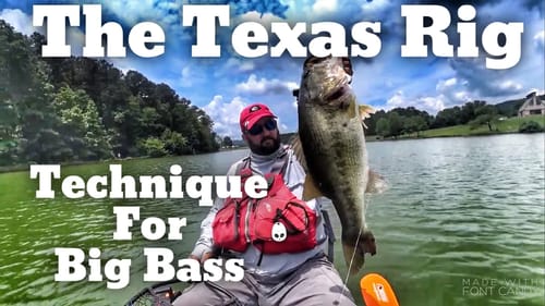 The Hardest Way to Fish a Texas Rig - Bass Fishing