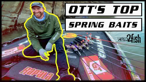 Ott DeFoe's 5 Go-to Lures for Spring Bass Fishing