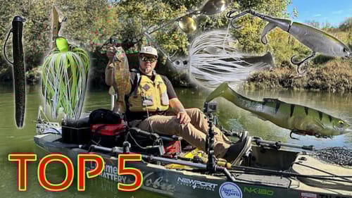 FIVE must have LURES for River Fishing