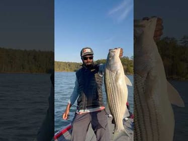 16lb Striper on 6lb line!