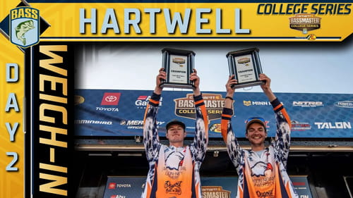 2021 Bassmaster College Series at Lake Hartwell, SC - Day 2 Weigh-In