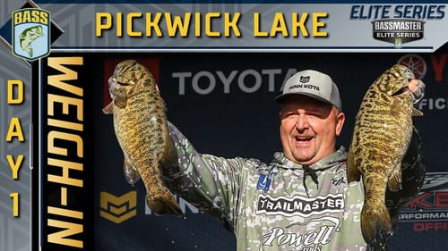 2021 Bassmaster Elite at Pickwick Lake, AL - Day 1 Weigh-In