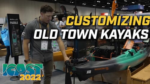 ICAST 2022: Customizing options for your Old Town Kayak