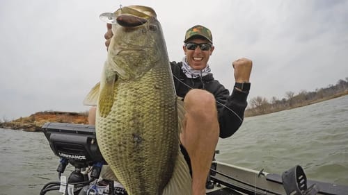 HUGE Bass Hits Old Ugly Lure | Early Spring Kayak Bass Fishing