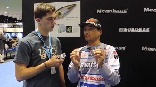 Chris Zaldain Talks BIG Cranks -- Megabass Grenade (iCast 2015)