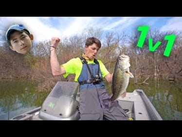 1v1 Big Bass Challenge on TRASH LAKE (APbassin Vs. Jon B)