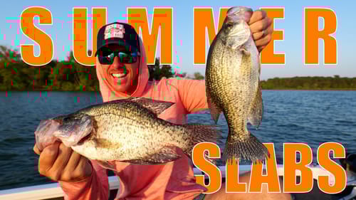 Finding & Catching Late Summer Slab Crappie