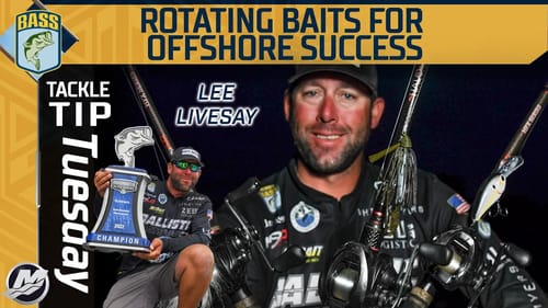 Rotating baits on offshore spots at Lake Fork with Lee Livesay