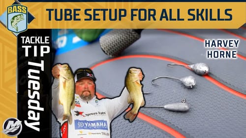 Fishing a tube on spinning and bait cast equipment