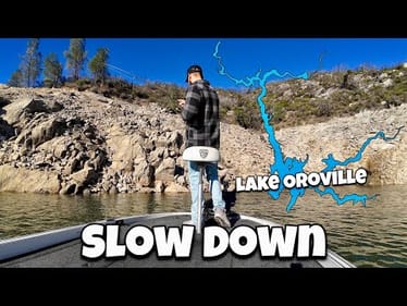 How I Catch Winter Bass When It Gets Tough | Lake Oroville Shakey Heads