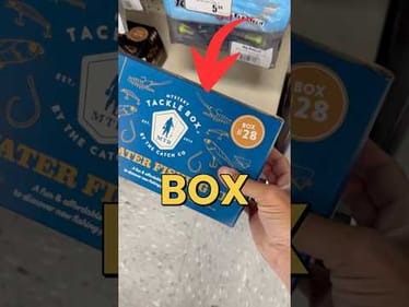 Can this Fishing mystery box help us catch fish? #fishing #fishingvideos #mysterytacklebox