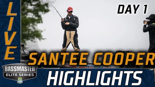 Highlights: Day 1 action at Santee Cooper (Bassmaster Elite Series)