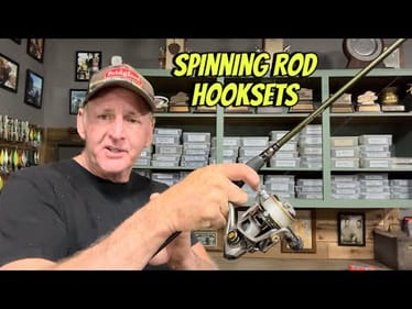The Worst Mistake Anglers Make Setting The Hook With Spinning Rods…