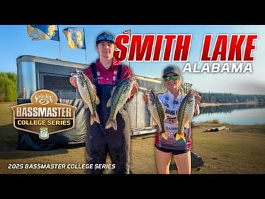 Bass Fishing in 250ft of Water! - 2025 Bassmaster College Series Smith Lake (4K)