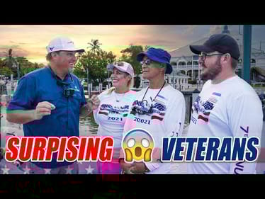 Surprising Veterans with MY BOAT - (DON'T TAKE THIS DOWN AGAIN)