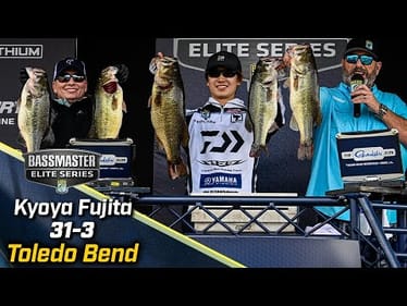 Kyoya Fujita leads Day 1 of Bassmaster Elite at Toledo Bend with 31 pounds, 3 ounces