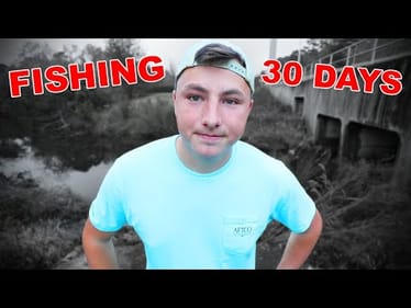I Went Fishing For 30 Days..