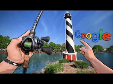 INTENSE Google Maps Fishing Challenge! (Sketchy Urban Pond Hopping)