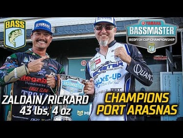 Chris Zaldain and Ryan Rickard win the 2021 Yamaha Bassmaster RedFish Cup Championship