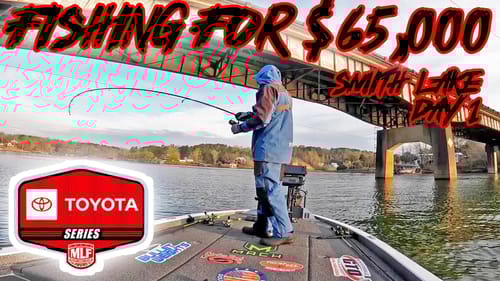 Fishing For $65,000! PRO MLF Toyota Bass Tournament On Smith Lake! (DAY 1)