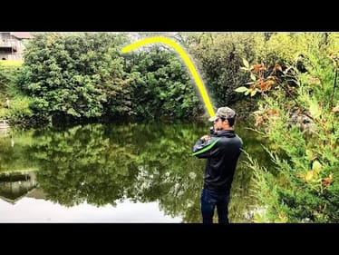 BIG MYSTERY FISH on a CRAPPIE JIG!!