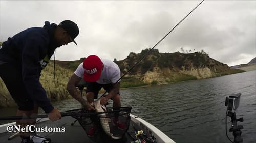 Mark of Nef Custom Rods nails an 8lber on the Imakatsu Aventa Crawler