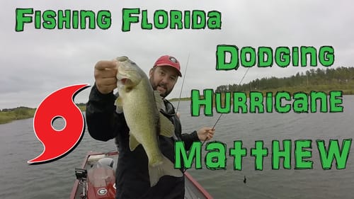 Bass Fishing Florida Before Hurricane Matthew Hits - Epic Day