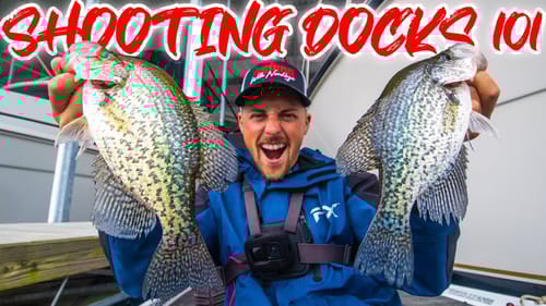 Shooting MARINA Docks For BIG Crappie! (KICKED OUT!!!)