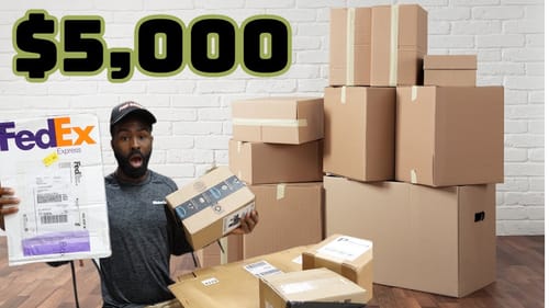 delivery man dropped $5,000 of FISHING GEAR at my house