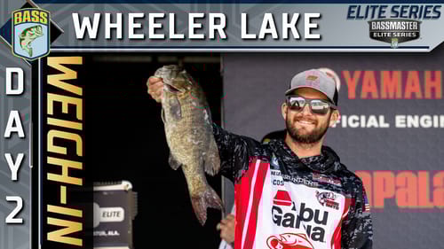 ELITE: Day 2 weigh-in at Wheeler Lake