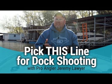 My FAVORITE Line for Shooting Docks for CRAPPIE!