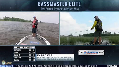 2017 Bassmaster LIVE at Ross Barnett- Friday part 2