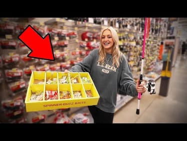 SISTER Picks My Lures Fishing Challenge (Her BIGGEST Fish!)