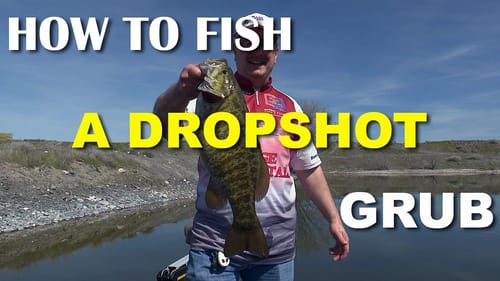 How To Fish Dropshot Grubs | Bass Fishing