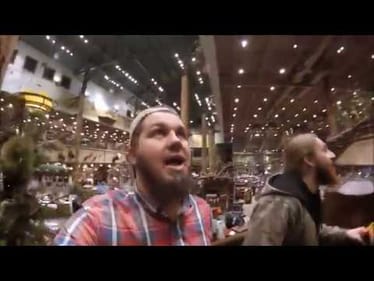 Pond with GIANT BASS almost DRAINED COMPLETELY DRY  ||BASS PRO SHOPPIN||  Like kid's in a candy shop
