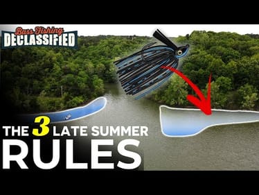 15 Years of Late Summer Swim Jig Fishing taught me this…
