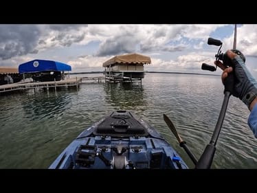 Rod/reel arsenal, Kayak tour and fishing Cayuga Lake