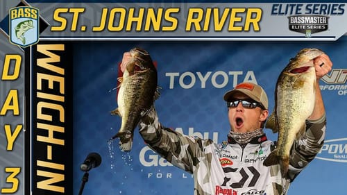 2021 Bassmaster Elite at St. Johns River Day 3 Weigh-in