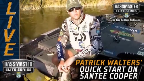 Patrick Walters starts quick on Santee Cooper