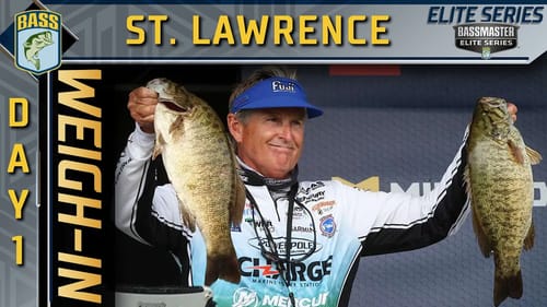 2021 Bassmaster Elite at St. Lawrence, NY - Day 1 Weigh-In