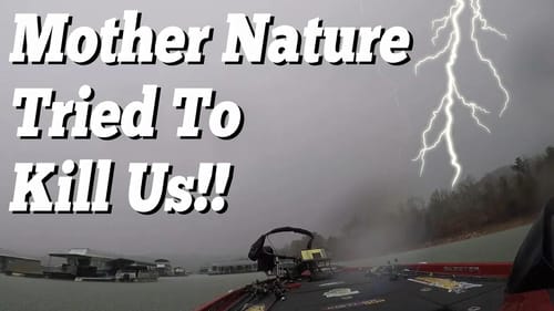 We Fish for $10,000 In Lightning and Hail!